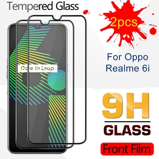 ฟิล์มกระจกนิรภัยกันรอยหน้าจอ 9H สําหรับ Oppo Realme 6 5 3 2 i s Pro Real Me 6pro 5pro 3pro 6i 5i 5s 2 ชิ้น