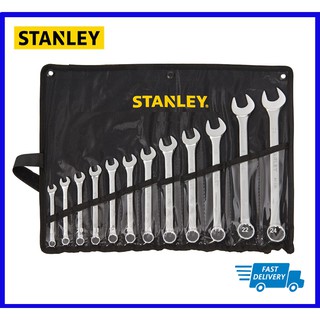 STANLEY ชุดประแจแหวนข้างปากตาย 12 ชิ้น รุ่น STMT80943-8