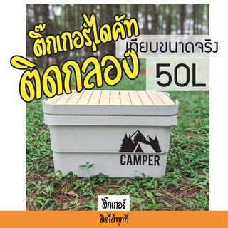 สติ๊กเกอร์แคมป์ปิ้ง งานไดคัท สำหรับติดลัง 50L 70L (INDEX, MUJI) สติ๊กเกอร์ติดได้ทุกที่ มีแบบให้เลือก มีทั้งสีขาวและสีดำ