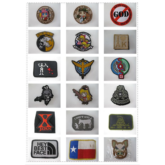 อาร์มทหาร US. ตกแต่งเสื้อ กระเป๋า ขนาด 2*3.5 นิ้ว PATCH US.ARMY ชุด F