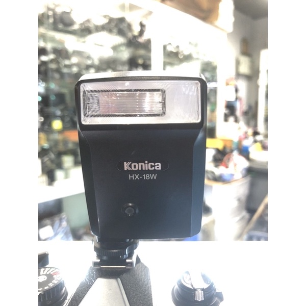 Flash Konica HX-18W สำหรับกล้อง Konica ทุกรุ่น และยังใช้ได้กัน Nikon ด้วย