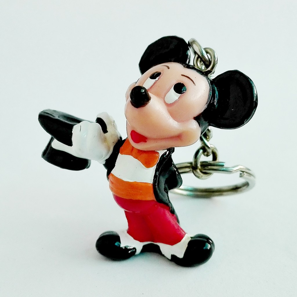 มิกกี้เม้าส์ เปิดหมวก พวงกุญแจ ห้อยกระเป๋า ฟิกเกอร์ โมเดล อนิเมะ Mickey Mouse ANIME FIGURE Model Disney Tokyo ของแท้