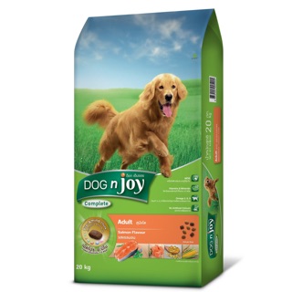 Dogn Joy Complete  Adult Salmon Flavour 20kg อาหารเม็ด สุนัขโต รสแซลมอน