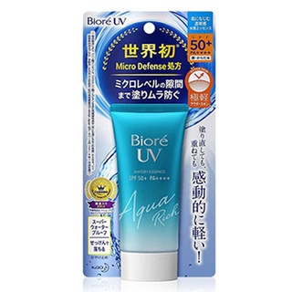 กันแดด Biore Uv Aqua Rich Watery Essence Spf50+ PA+++ 50g. สูตรกันน้ำกันเหงื่อ