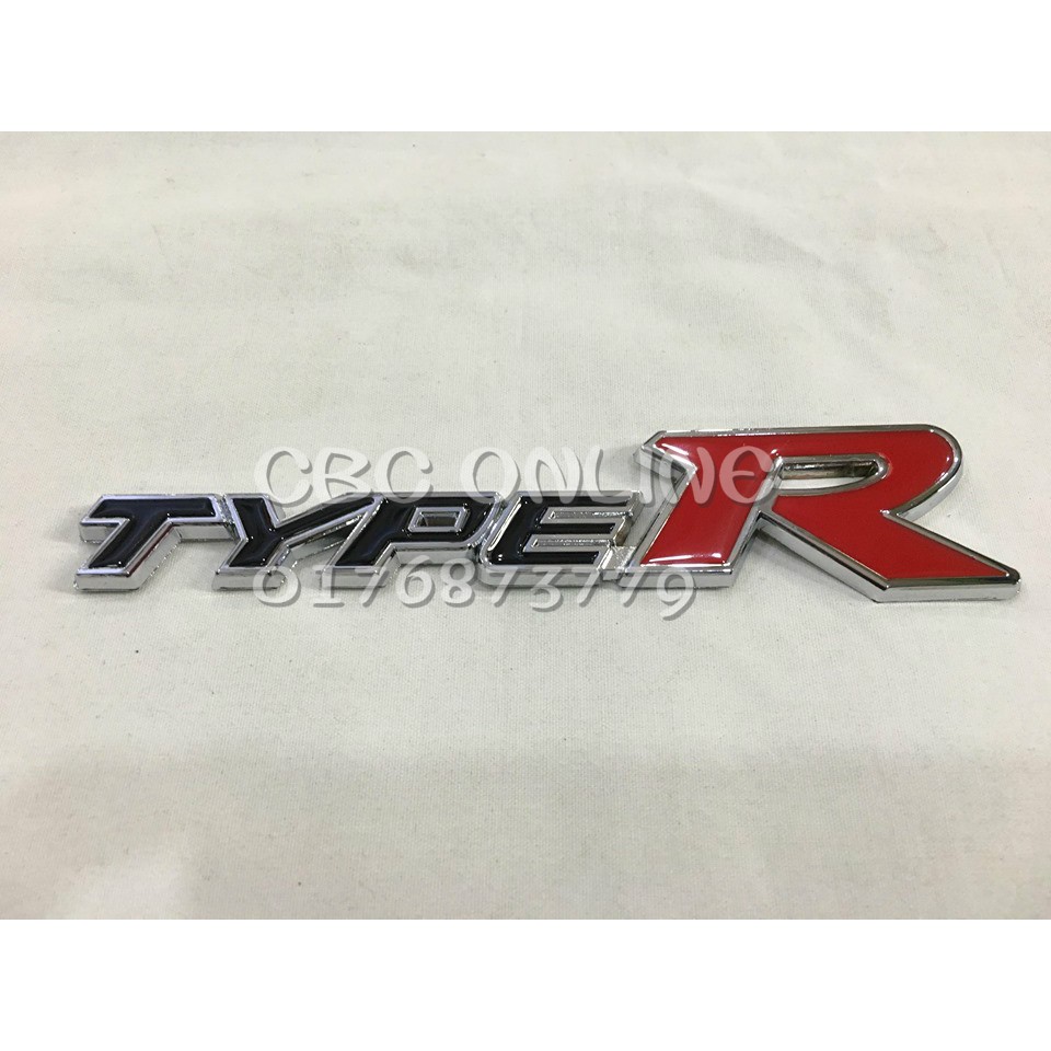 โลโก้ HONDA REAR BONET STEEL TYPE R