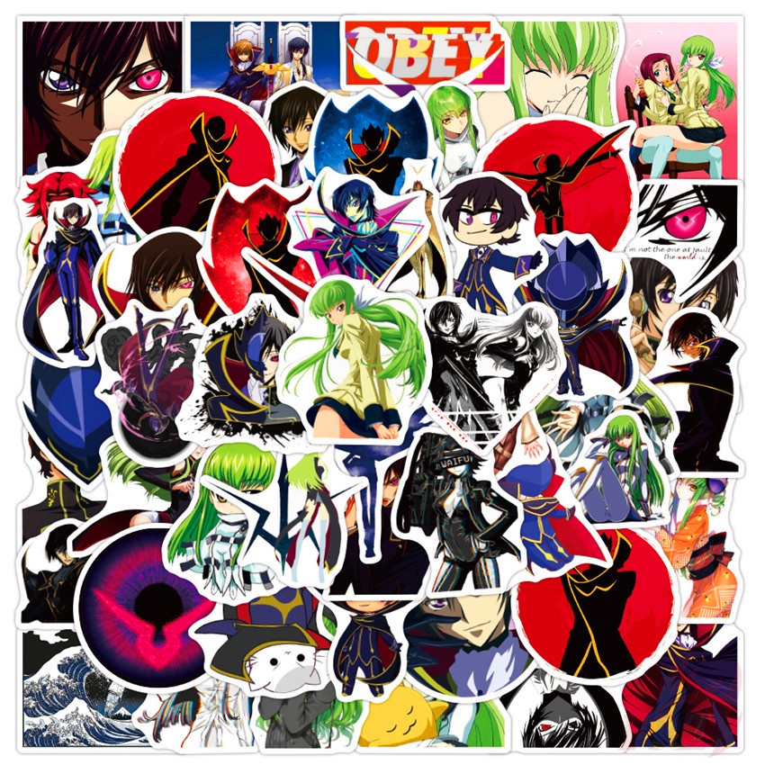❉ Code GEASS Lelouch of the Rebellion Series 02 - Anime Lelouch Lamperouge CC สติ๊กเกอร์ ❉ 50 ชิ้น/เ