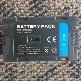 Panasonic Camcorder Battery รุ่น CGR-D16S (Black) #286