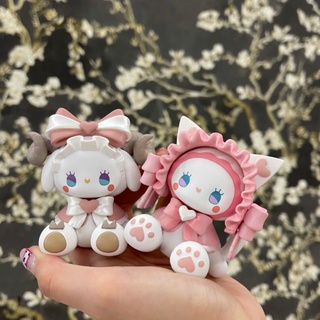 【ของแท้】ตุ๊กตาฟิกเกอร์ Emma Secret Forest Tea Party Series Blind Box น่ารัก สําหรับตกแต่ง