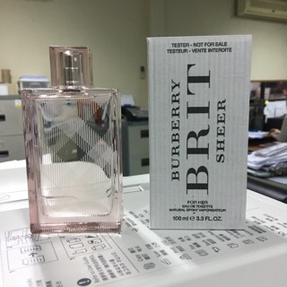 Burberry brit sheer 100 ml กล่องเทสเตอร์