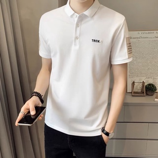 เสื้อโปโลสีพื้น เสื้อโปโล สำหรับผู้ชาย Men Polo Shirt