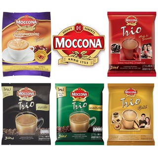 MOCCONA มอคโคน่าทรีโอ กาแฟปรุงสำเร็จชนิดผง ดื่มด่ำกับความเข้มเต็มรสชาติของกาแฟ กลมกล่อม หอมเข้มอย่างลงตัว