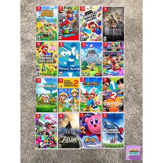 [เกมราคาโดน] แผ่นเกม Nintendo Switch มือสอง Animal Crossing Mario Zelda Luigi Story of Seasons fitness splatoon ตลับเกม