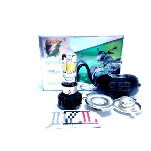 RTD M 02E 6-SIDED 35 WATT LED HEADLAMP H6 H4 HS1 3500LM 6000K | 6 ด้าน rtd