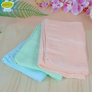 ผ้าขนหนูเช็ดตัวสีหวาน ตราหมีคู่ ไซส์ 60 x 120 ซม.