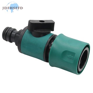 Plastic Valve with Quick Connector Agriculture Garden Watering Prolong Hose Irrigation Pipe Fittings Hose Adapter S S2T8