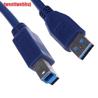 {tweettwehhuj} สายเคเบิล USB3.0 a male am to usb 3.0 b type male bm สําหรับเครื่องพิมพ์