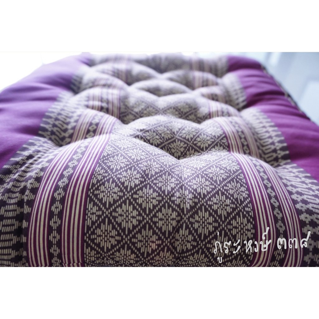 เบาะรองนั่ง สินค้า OTOP นั่งสบาย หลายขนาด ผ้าลายไทย - รูปที่ 3