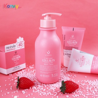 SCENTIO PINK COLLAGEN RADIANT &amp; FIRM SHOWER SERUM เซนทิโอ พิ้งค์คอลลาเจน เรเดียนท์ แอนด์เฟิร์ม ชาวเวอร์เซรั่ม (350 ML.)