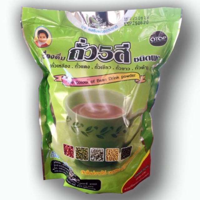 เครื่องดื่มถั่ว5สีแม่อุษาชนิดผง