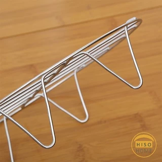 ขาตะแกรงสแตนเลส อุปกรณ์เสริม ขาตั้งสแตนเลส สำหรับหม้อทอดไร้น้ำมัน Single layer steaming rack