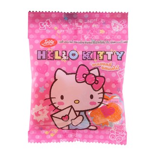 เจลฟี่เฮลโลคิดตี้ขนมเยลลี่รสผลไม้ 40กรัม Jelfe Hello Kitty Fruit Flavor Jelly Dessert 40g.