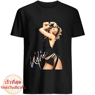 เสื้อยืดลำลองKylie Minogue Iconic เสื้อยืดลําลอง แขนสั้น คอกลม มีฮู้ด สีดํา สําหรับผู้ชายS to4XL