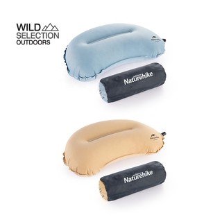 หมอนเป่าลม Naturehike พองลมอัตโนมัติ   Sponge automatic inflatable pillow NH20ZT006