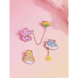 พร้อมส่ง! 🌈 เซตเข็มกลัดแคร์แบร์ Care Bears ได้ 3 ชิ้น