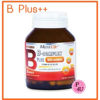 พร้อมส่ง Maxxlife B-COMPLEX PLUS BIOFLAVONOID 30 CAP วิตามินบี คอมเพล็กซ์ พลัส ไบโอฟลาโวนอยด์ 30 แคปซูล