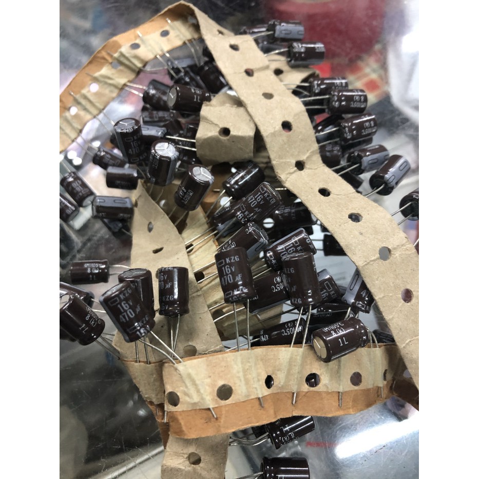 Elco ตัวเก็บประจุ 470uf 16v / 470 16v / 470 uf 16v