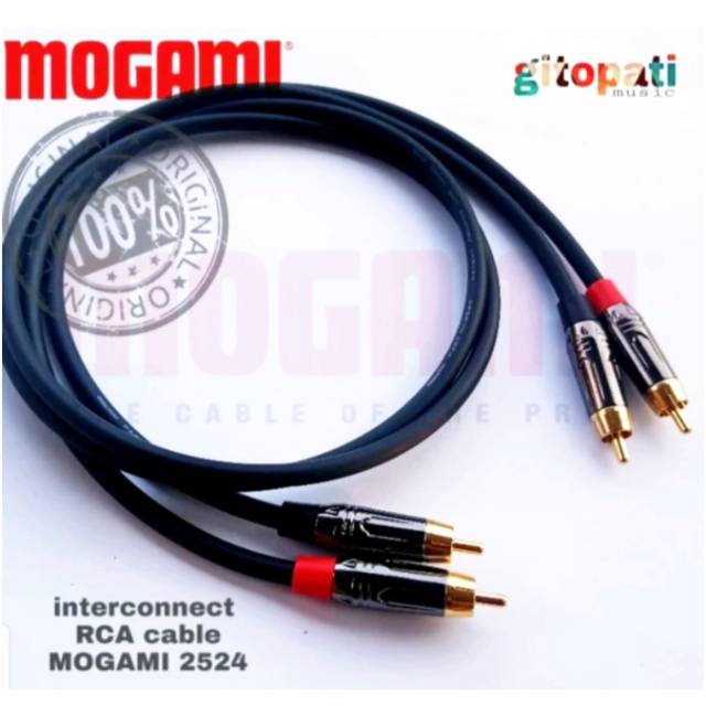 Mogami 2524 เชื่อมต่อ RCA เป็น RCA 1 เมตร คู่
