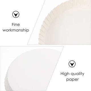 ฝาแก้วกระดาษ แบบใช้แล้วทิ้ง สําหรับใส่เครื่องดื่ม จํานวน 100 ชิ้น
