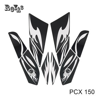 สติ๊กเกอร์กันรอย PCX 150 ลายแคปล่า สติ๊กเกอร์เกรดA