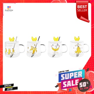 แก้วหู 450 มล. KECH BANANA 4ชิ้น/ชุดMUG 450ML KECH BANANA 4PCS/SET