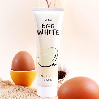 มิสทีน ครีมลอกหน้า สูตรผสมไข่ขาว 85 กรัม MISTINE EGG WHITE PEEL OFF MASK 85 G.