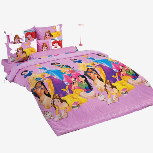 ✳TOTO ผ้าปูที่นอนครบเซ็ต (ไม่รวมผ้านวม) ลายเจ้าหญิง (Princess)