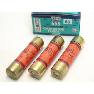 ฟิวส์กระบอก - Cylinder FUSE 30A 60A 100A250V EAGLE ฟิวส์เซฟติ้