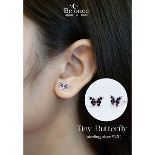 ต่างหูเงินแท้ 925  รุ่น Tiny  Butterfly