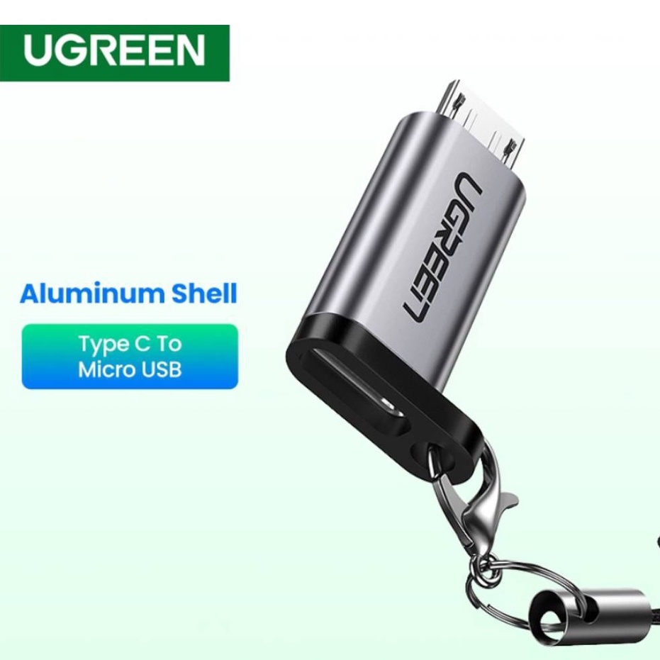UGREEN รุ่น 50590 อะแดปเตอร์ Type C Female to Micro USB Male สำหรับมือถือเท่านั้น