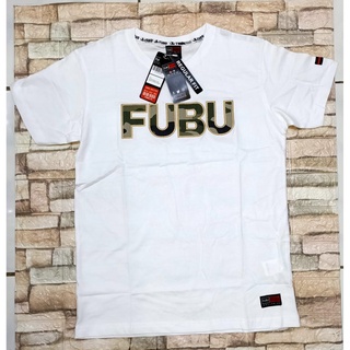 เสื้อขาว - มงคล /บุรุษเสื้อยืดแบรนด์เดิม overruns- FUBU เสื้อยืดใหม่สําหรับผู้ชาย / เสื้อยืดสําหรับ