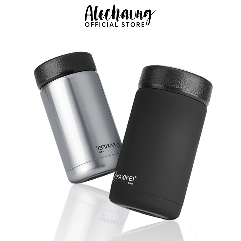 Alechaung ขวดเก็บความร้อน ฉนวนสุญญากาศ แก้วเก็บเย็น กระติกน้ำ กระติกเก็บเย็น 380ml แก้วเก็บอุณหภูมิ