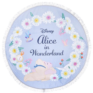 [พร้อมส่ง] ผ้าห่มทรงกลม ลาย อลิซ Alice อลิซในแดนมหัศจรรย์ Alice in Wonderland