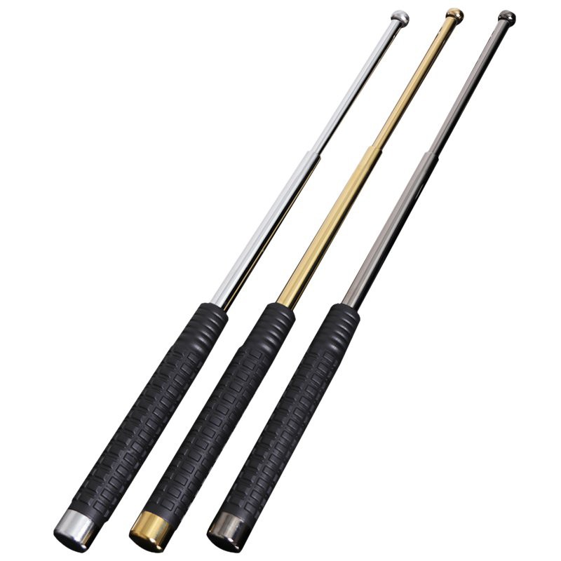 Swing stickสะบัดติดยืดไสลด์สามแท่งป้องกันตัวเองตกติดอุปกรณ์การต่อสู้รถ