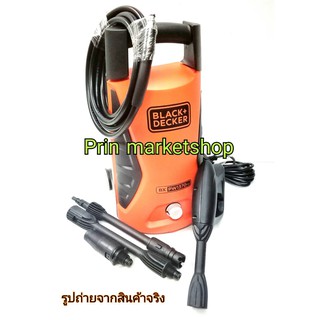 Black&amp;Decker เครื่องฉีดน้ำแรงดันสูง 100 บาร์ รุ่น PW1370