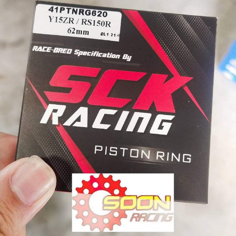 PISTON ชุดแหวน SCK RACING YAMAHA Y15 Y15ZR HONDA RS150R RS150