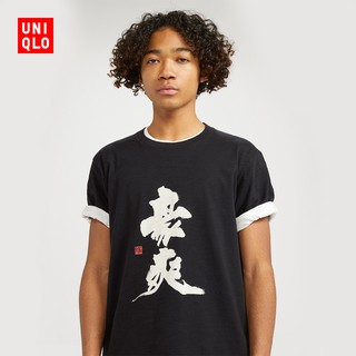 Uniqlo เสื้อยืดแขนสั้นพิมพ์ลายสําหรับผู้ชายและผู้หญิง ( Ut ) ( 427612 Uniqlo )