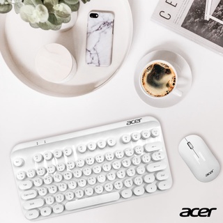 Acer Wireless Keyboard and Mouse Wireless Combo (USB Wireless 2.4GHz) แป้นพิมพ์ไทย/ENG ประกันศูนย์เอเซอร์ 1 ปี