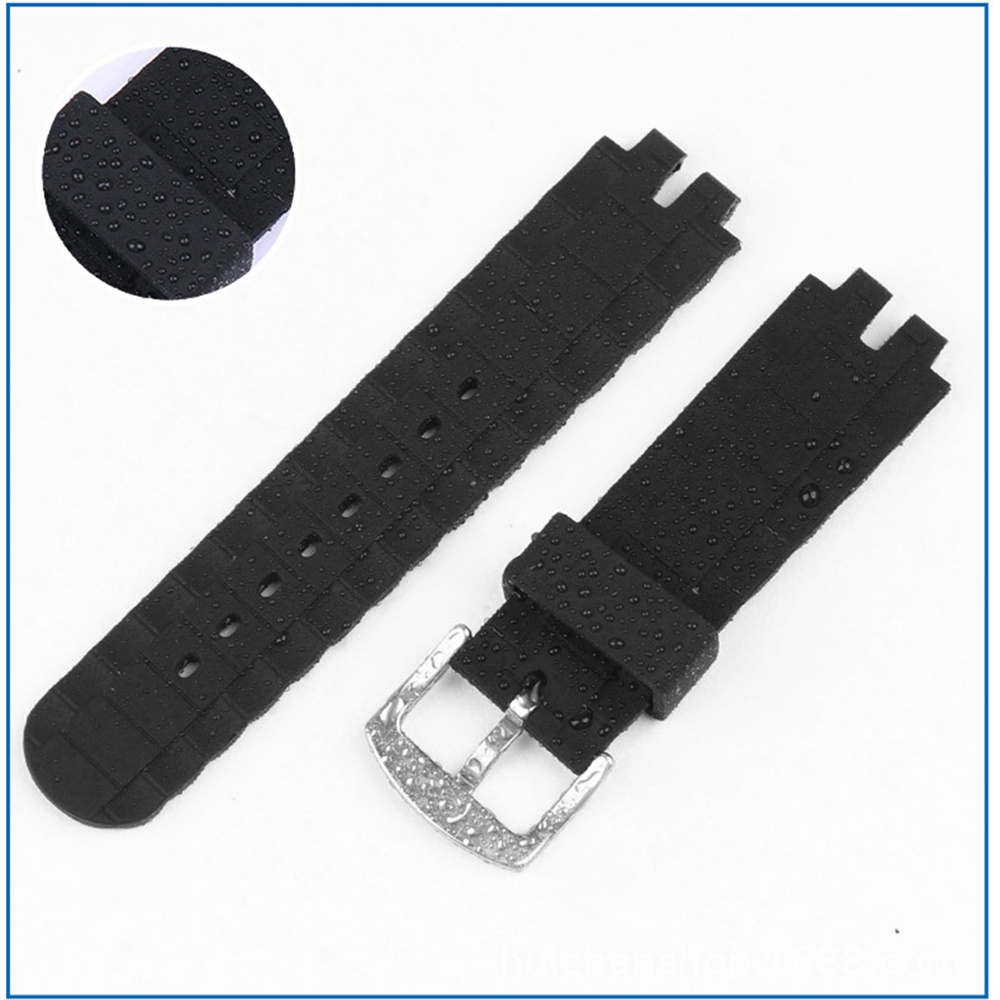 สายนาฬิกาสําหรับ Casio PRW-3000 PRW3100 6000 6100Y สายนาฬิกาซิลิโคนสีดําซิลิโคนผู้ชายอุปกรณ์เสริม