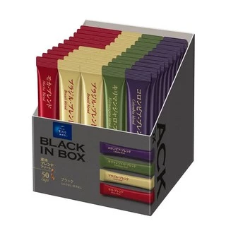 [🔥พร้อมส่ง🔥] กาแฟ Maxim Black in Box 50 ซอง กาแฟแม็กซิมญี่ปุ่นที่รวบรวม รสชาติทั้ง 4 ประเทศภายในกล่อง