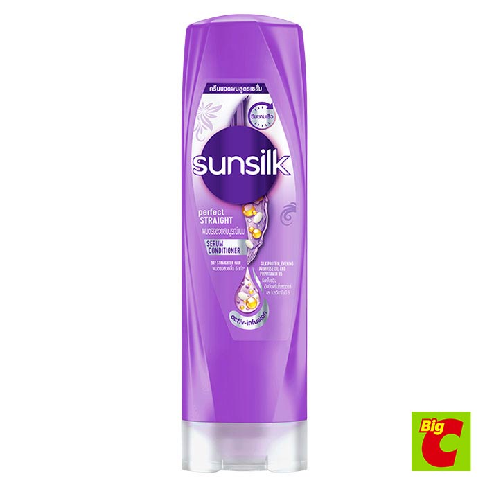 ซันซิล and เซรั่มคอนดิชันเนอร์ มล.Sunsilkสูตรผมนุ่มลื่นเรียบสวย 300Serum ConditionerSoft smoothhair 